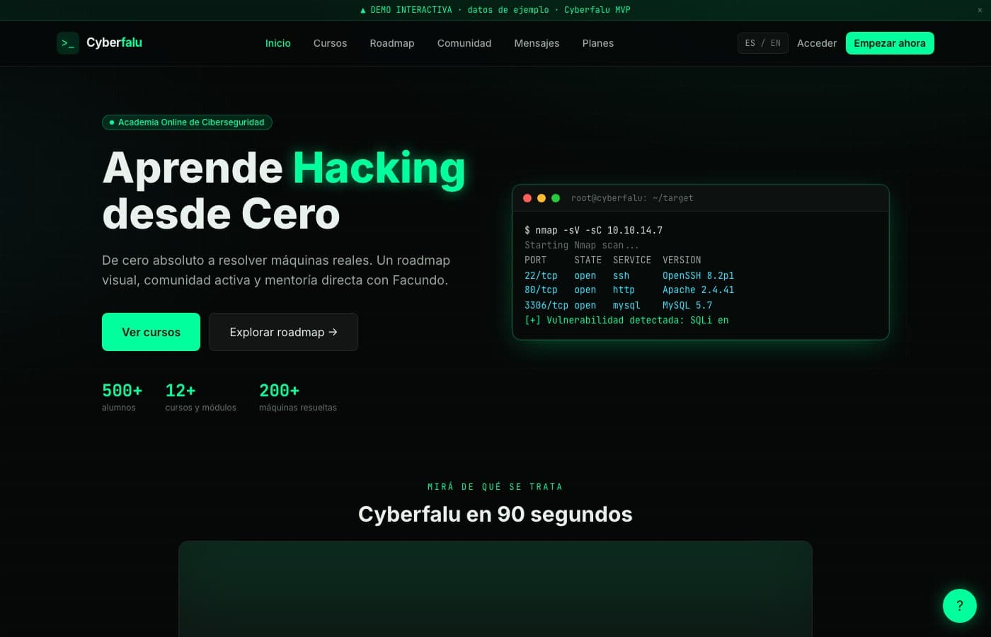 De la teoría a la máquina real — Cyberfalu, desarrollo de software de insights apps