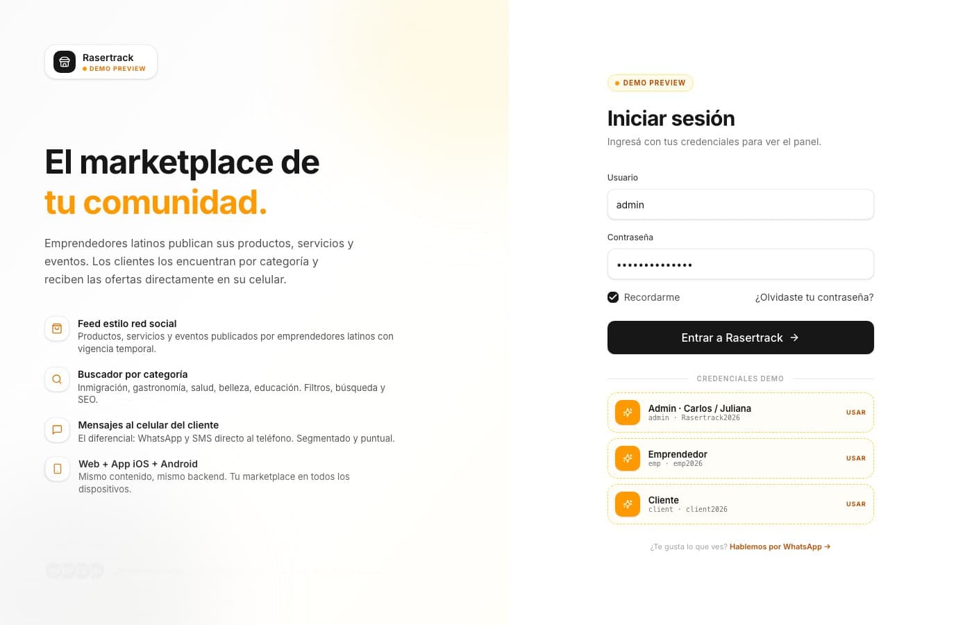 Preparado para crecer — Rasertrack, desarrollo de software de insights apps