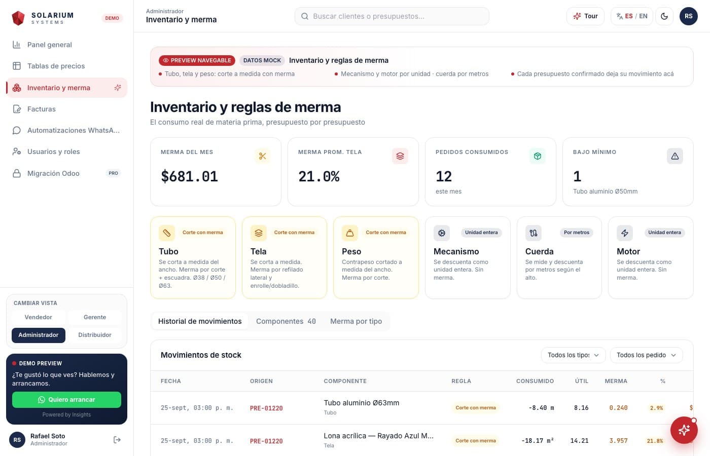 Automatizaciones por WhatsApp — Solarium Systems, desarrollo de software de insights apps
